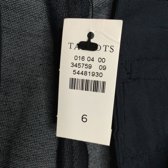 TALBOTS Newport Pant Polished Denim Blue Size 6 - Picture 4 of 9